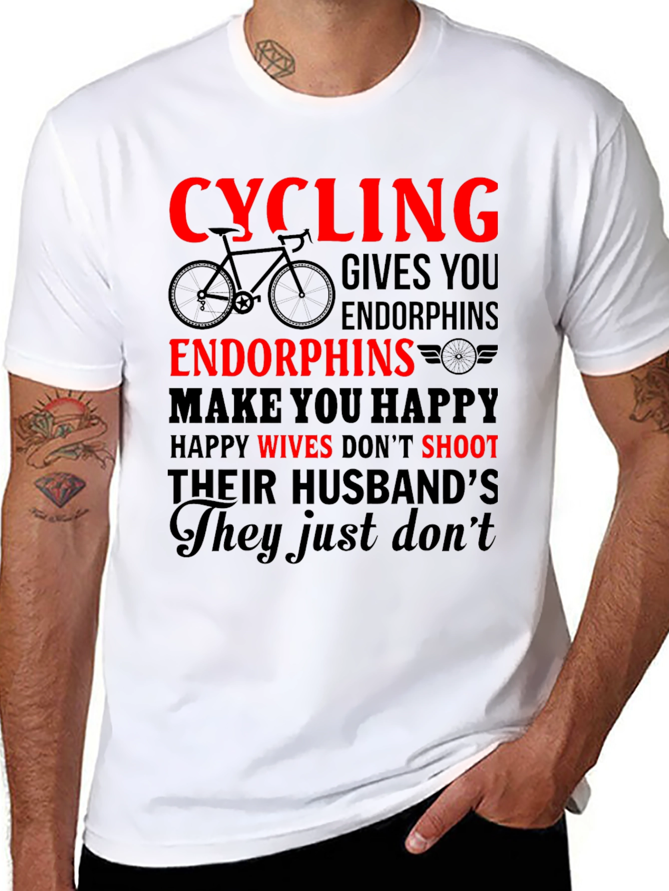Cycling Endorphins Graphic Tee