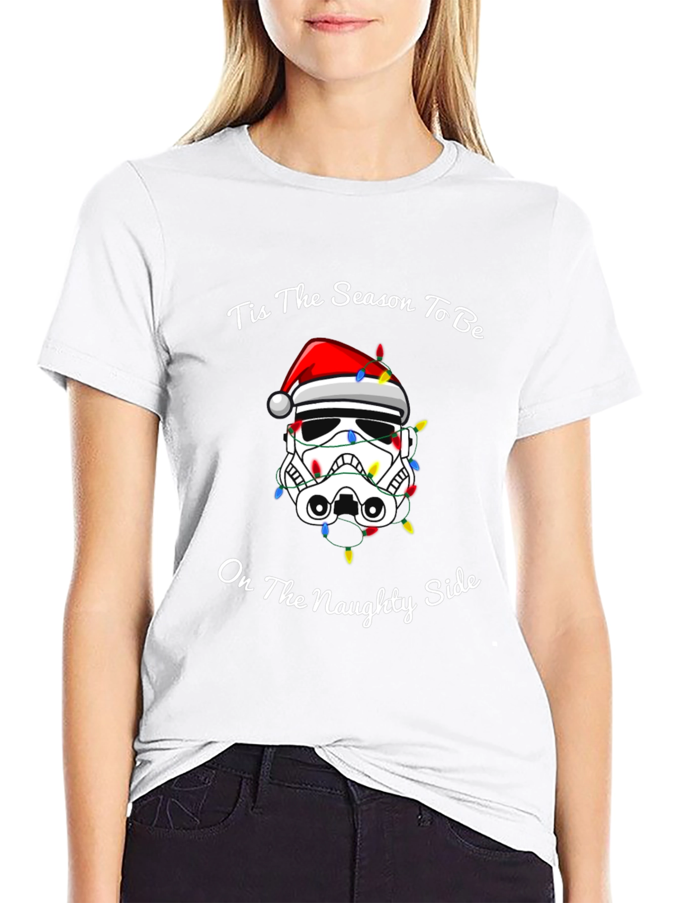 Stormtrooper Christmas Naughty Side T-Shirt