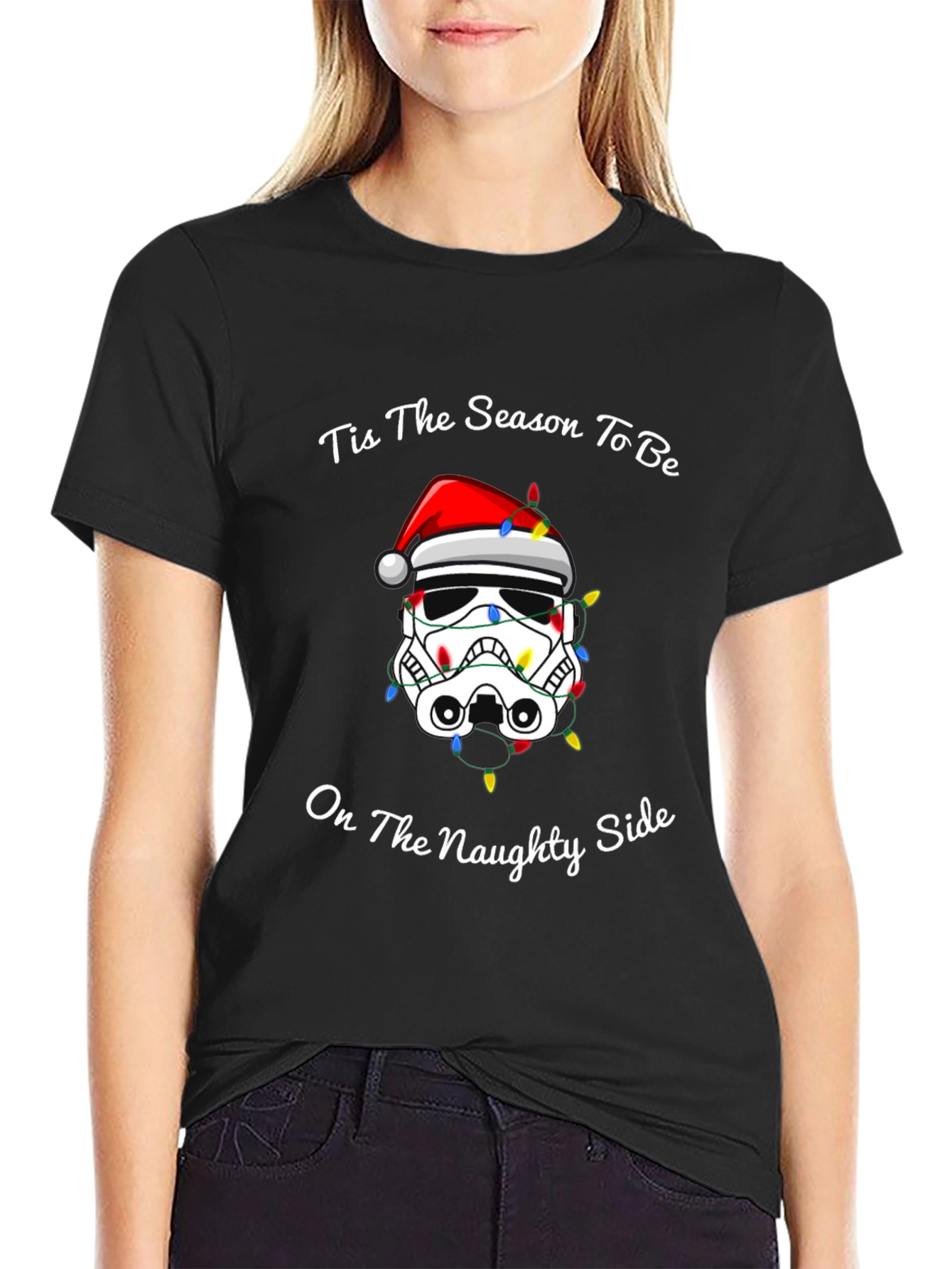 Stormtrooper Christmas Naughty Side T-Shirt