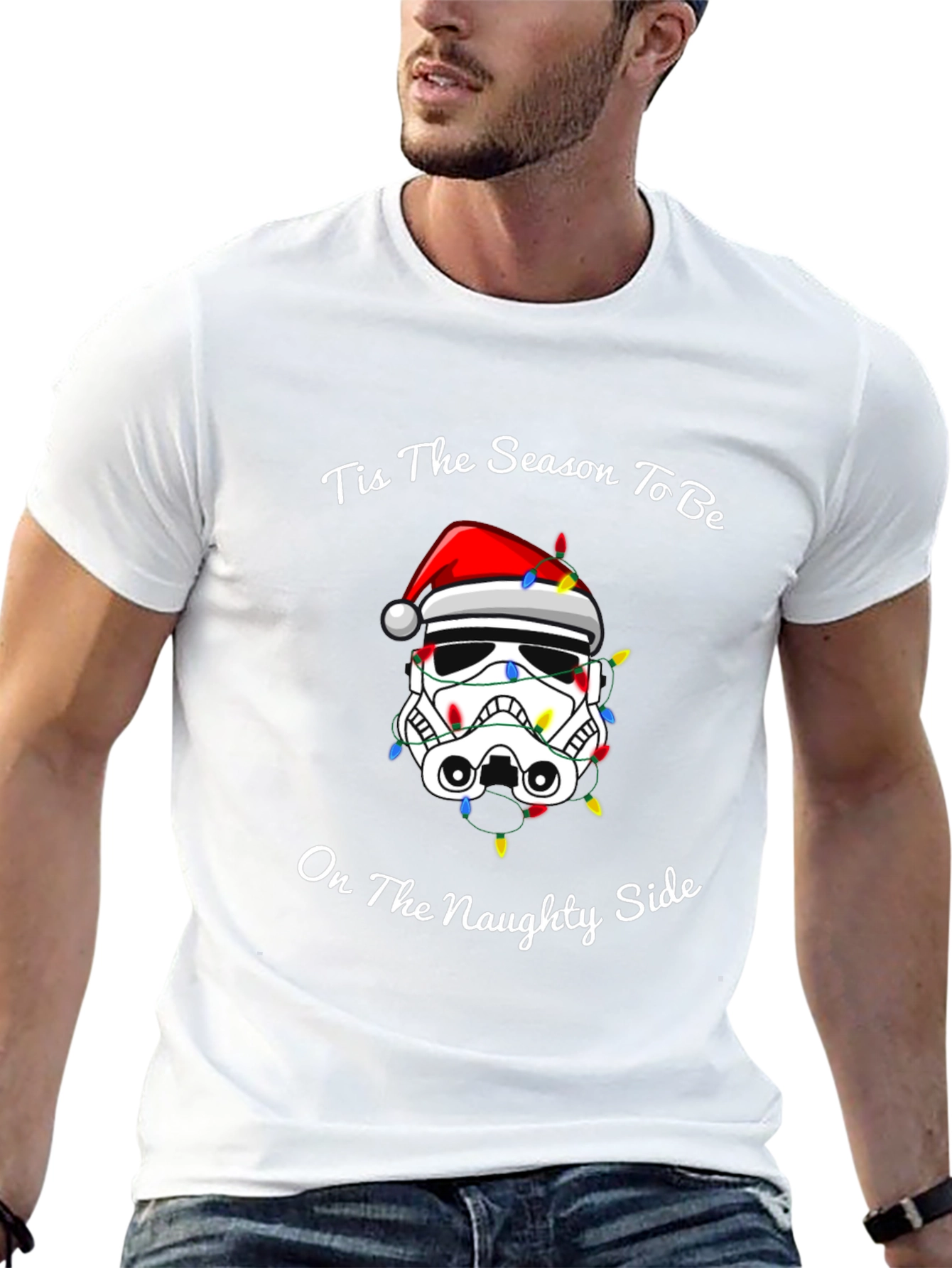 Stormtrooper Christmas Naughty Side T-Shirt