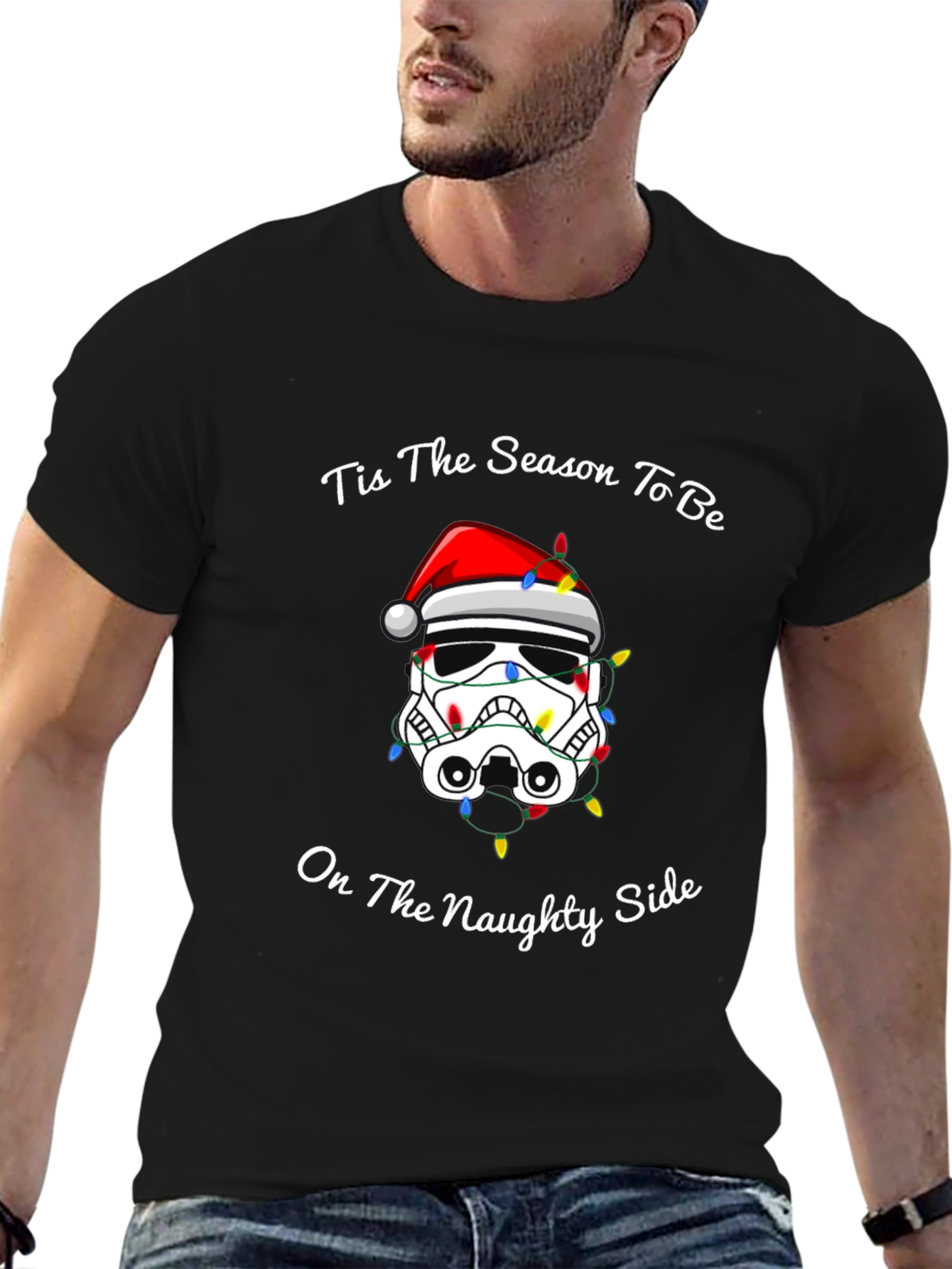 Stormtrooper Christmas Naughty Side T-Shirt