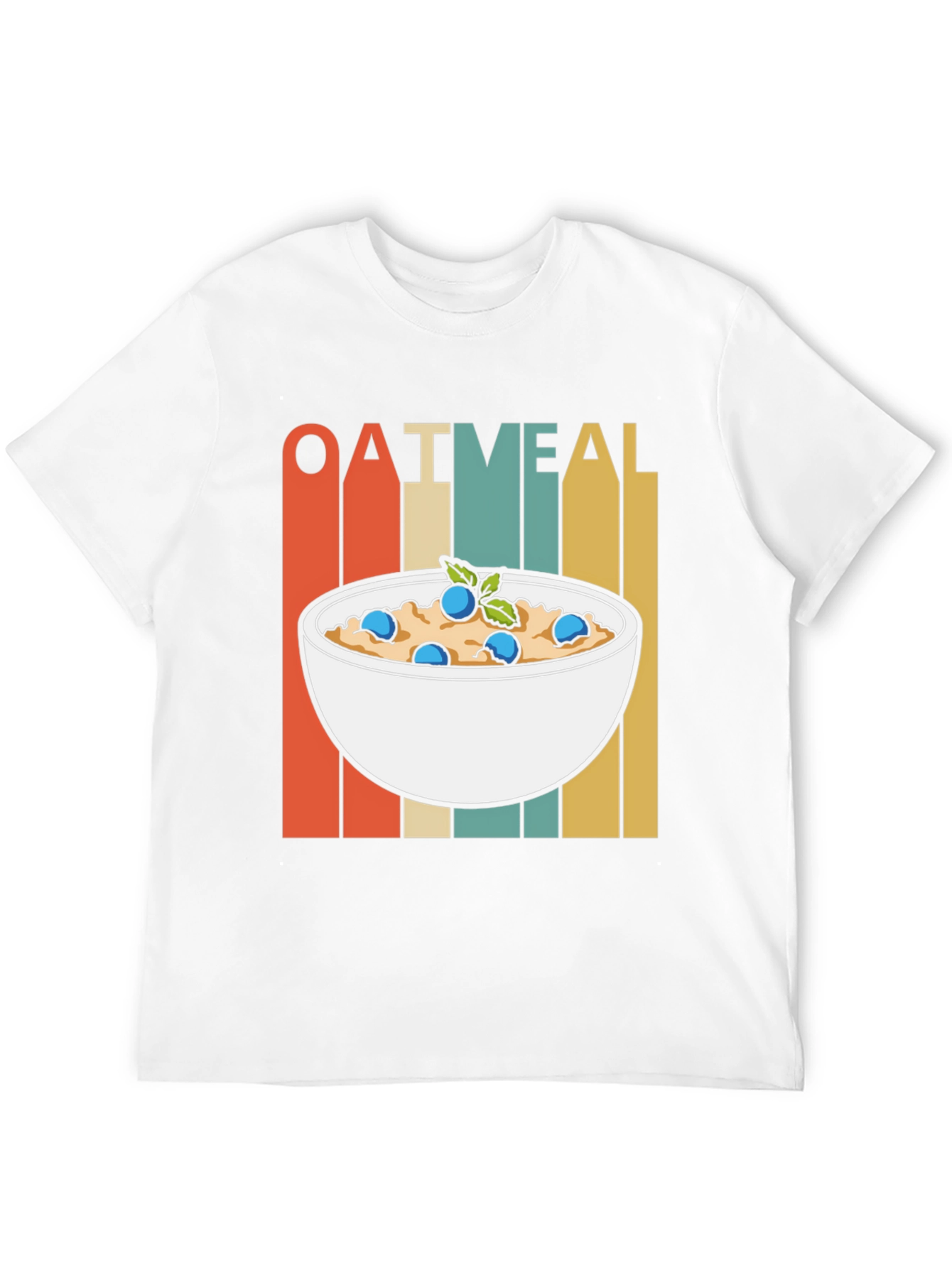 Oatmeal Breakfast T-Shirt: Retro Foodie Tee
