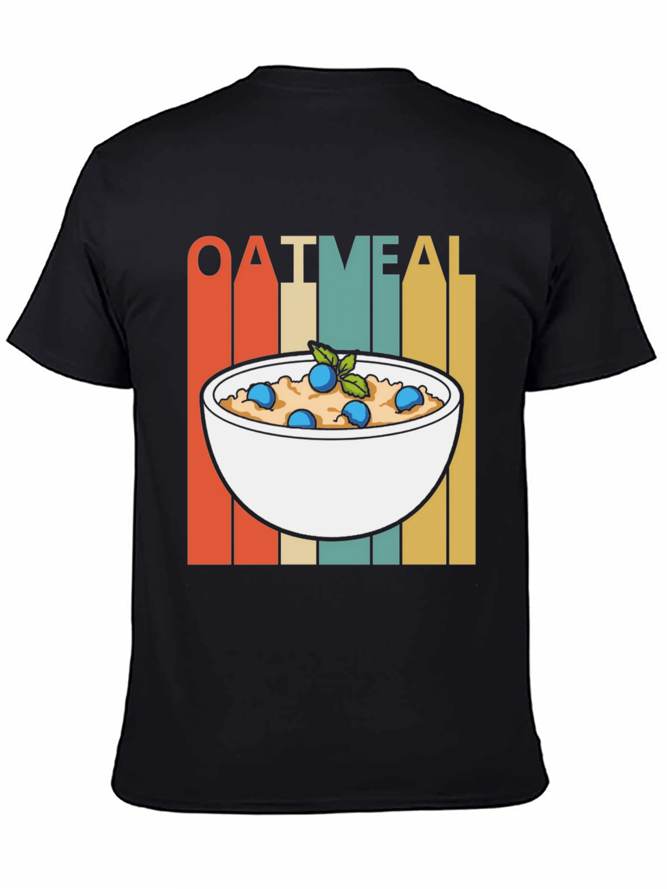Oatmeal Breakfast T-Shirt: Retro Foodie Tee