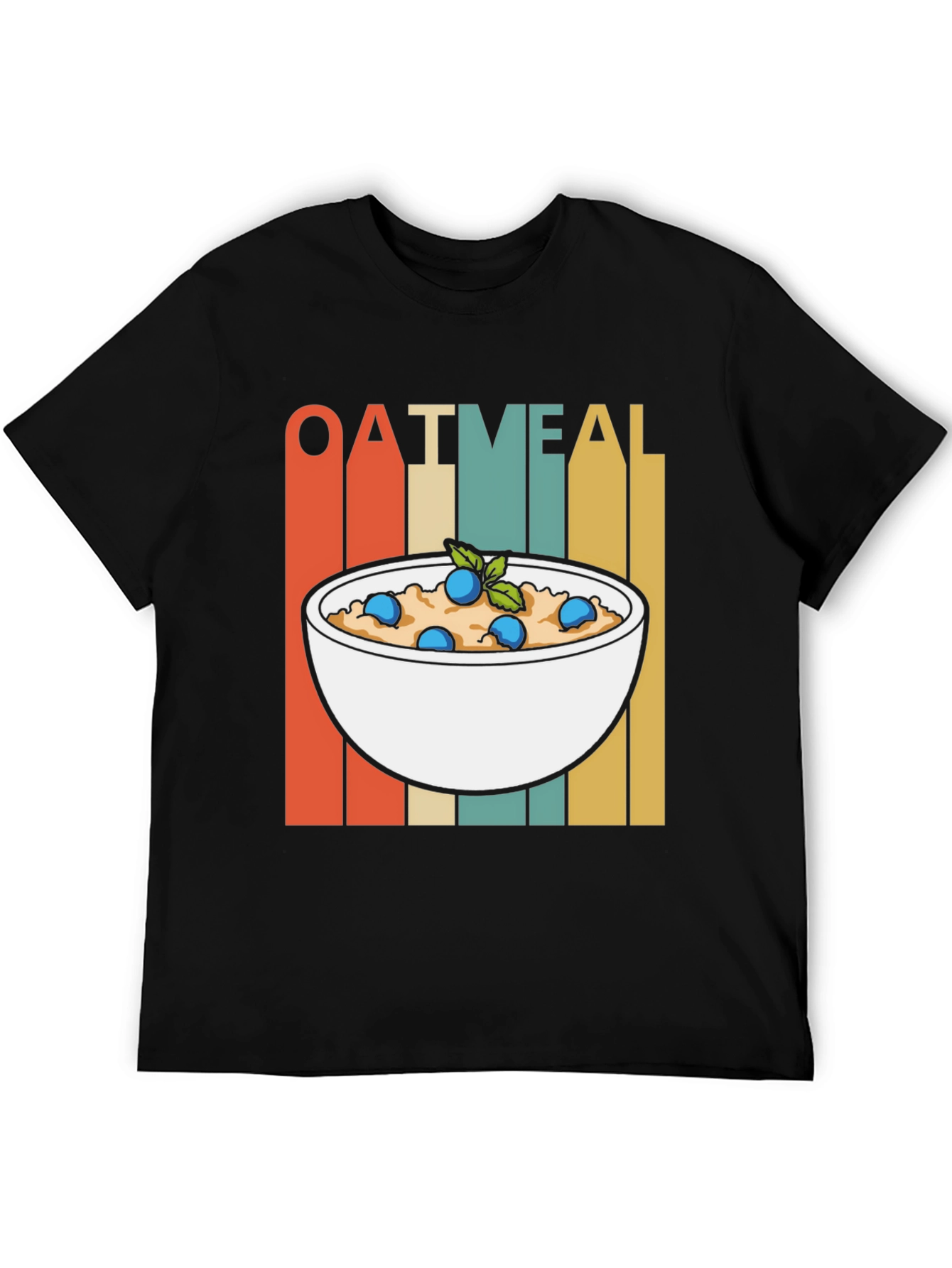 Oatmeal Breakfast T-Shirt: Retro Foodie Tee