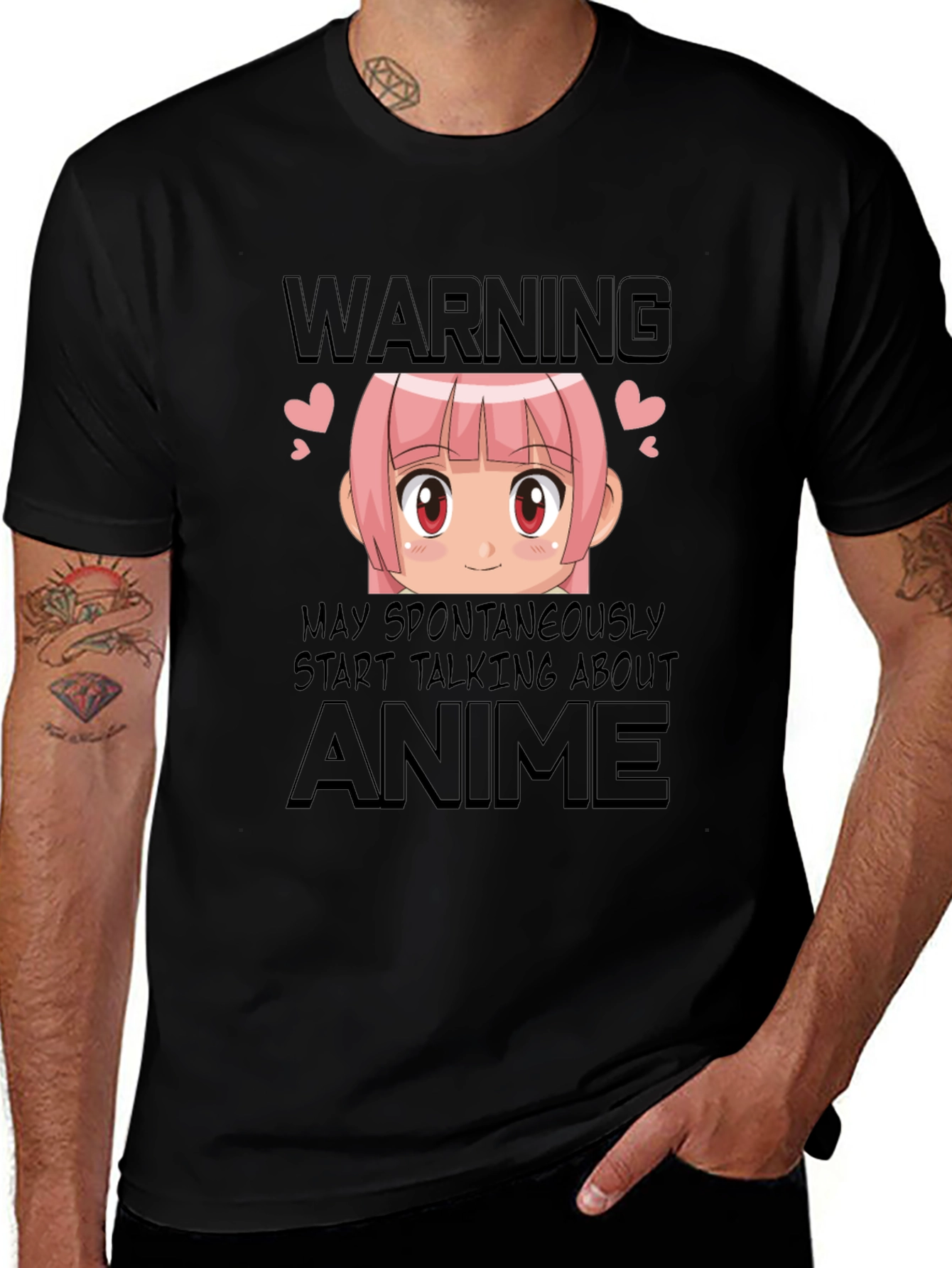 Anime Lover T-Shirt - Warning May Talk About Anime