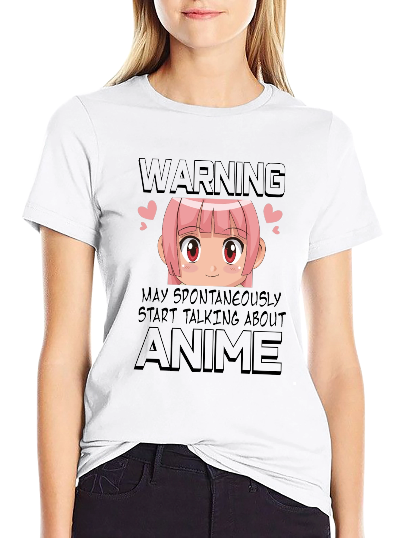 Anime Lover T-Shirt - Warning May Talk About Anime