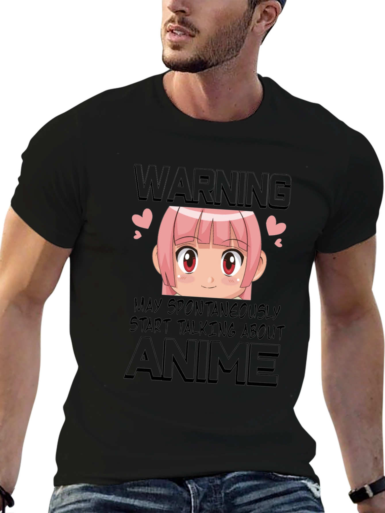 Anime Lover T-Shirt - Warning May Talk About Anime