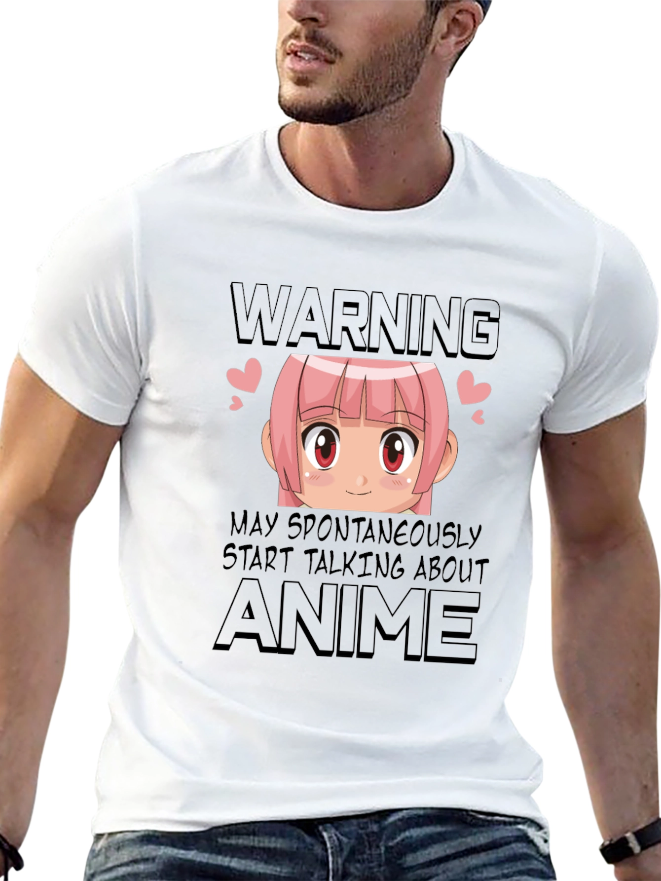 Anime Lover T-Shirt - Warning May Talk About Anime