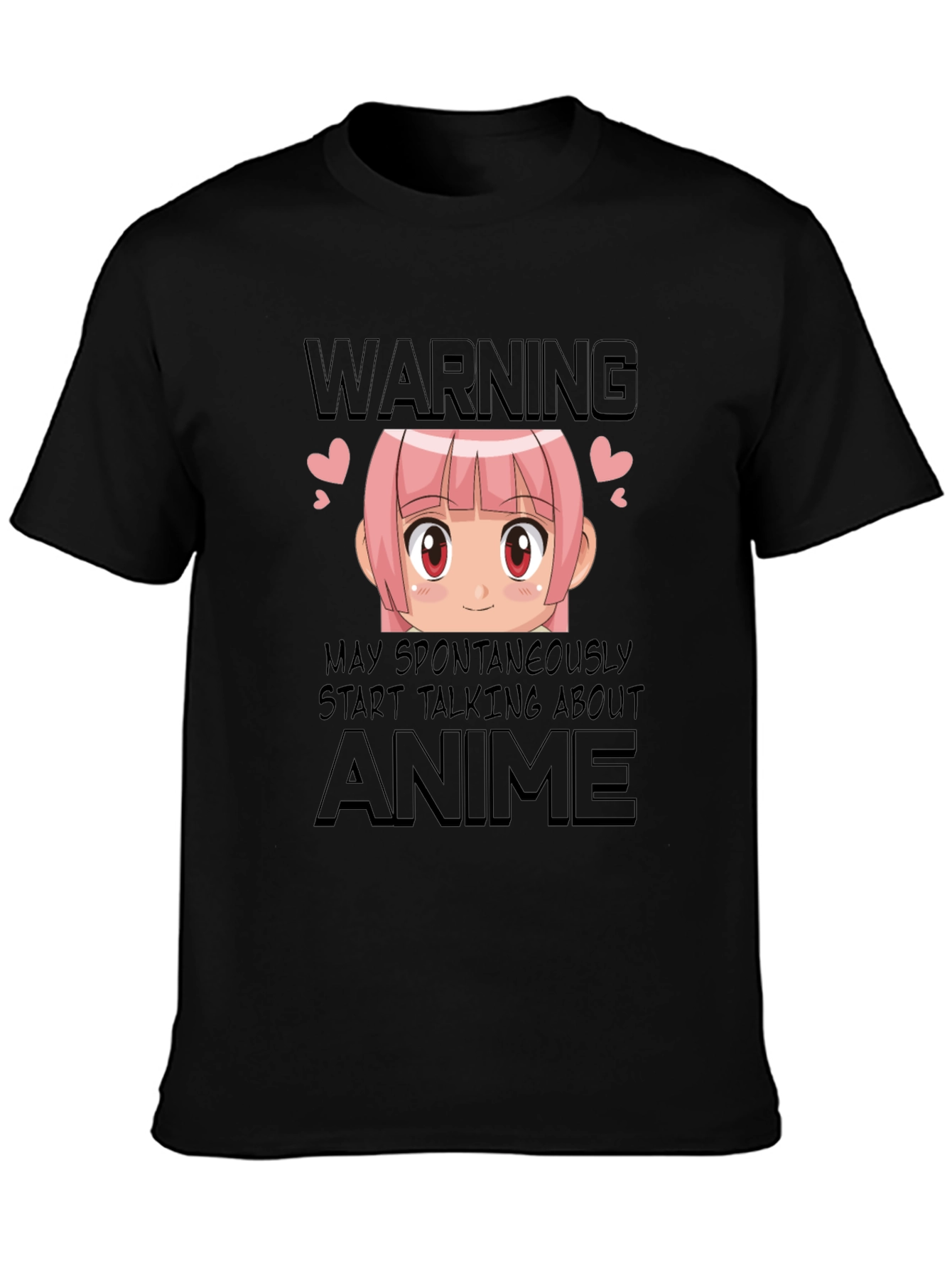 Anime Lover T-Shirt - Warning May Talk About Anime