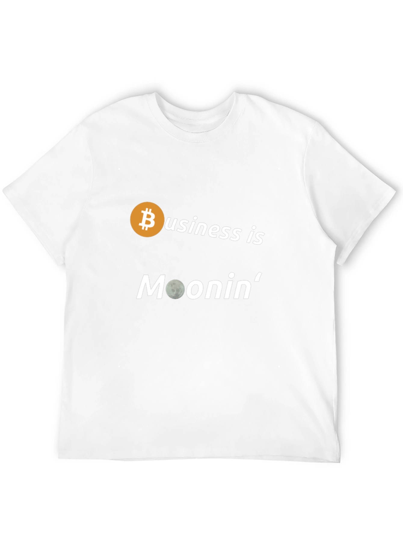 Bitcoin Business Moonin Black T-Shirt
