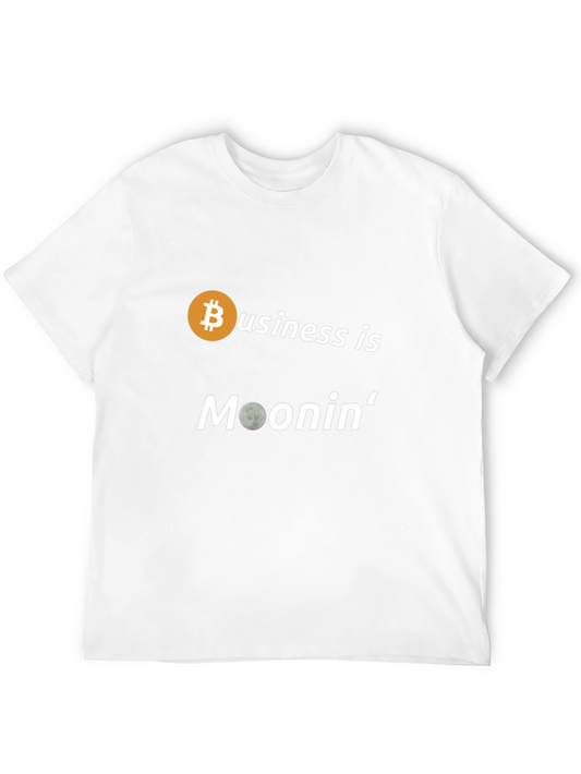 Bitcoin Business Moonin Black T-Shirt