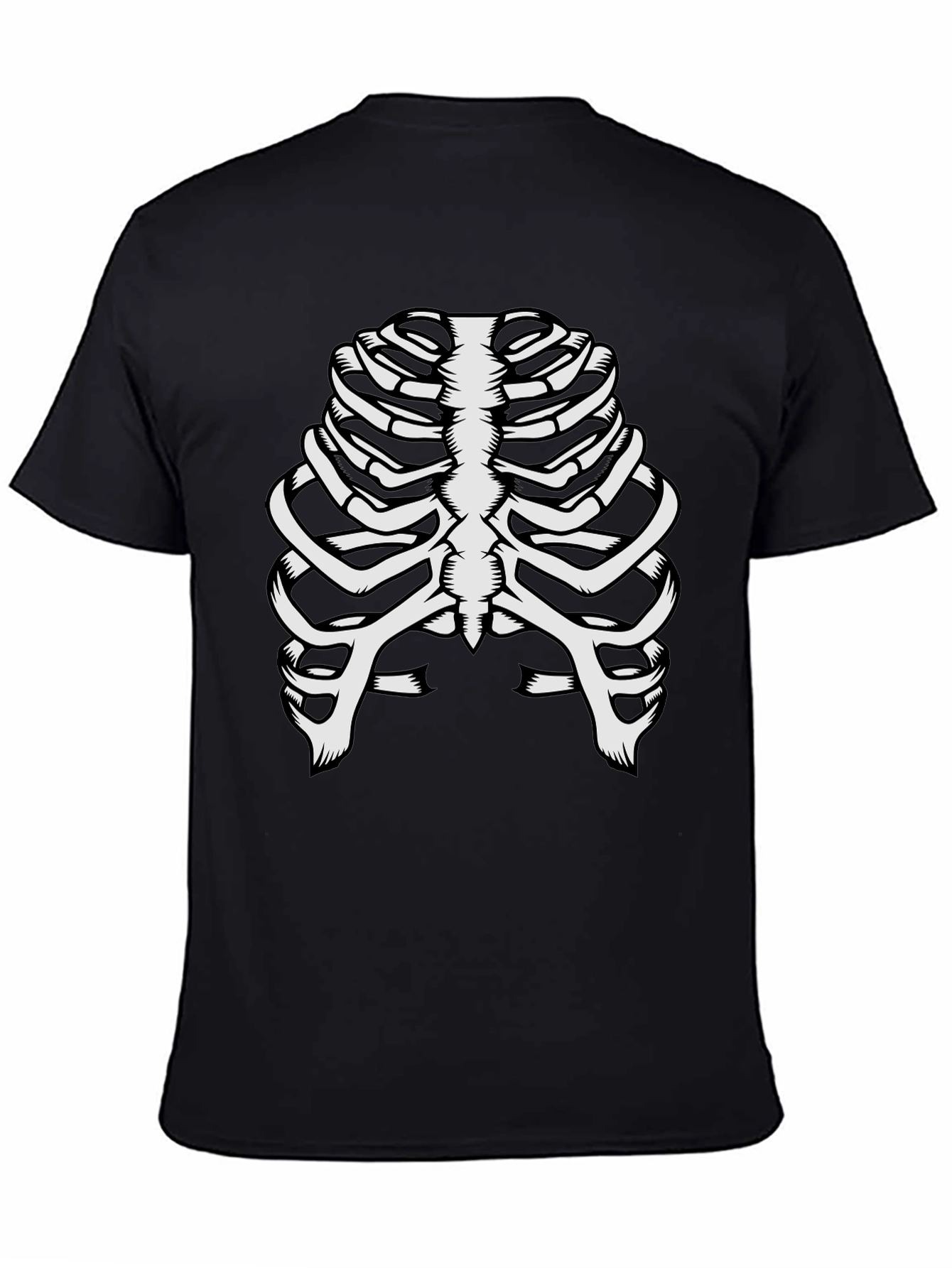 Skeleton Rib Cage T-Shirt - Halloween Costume Tee