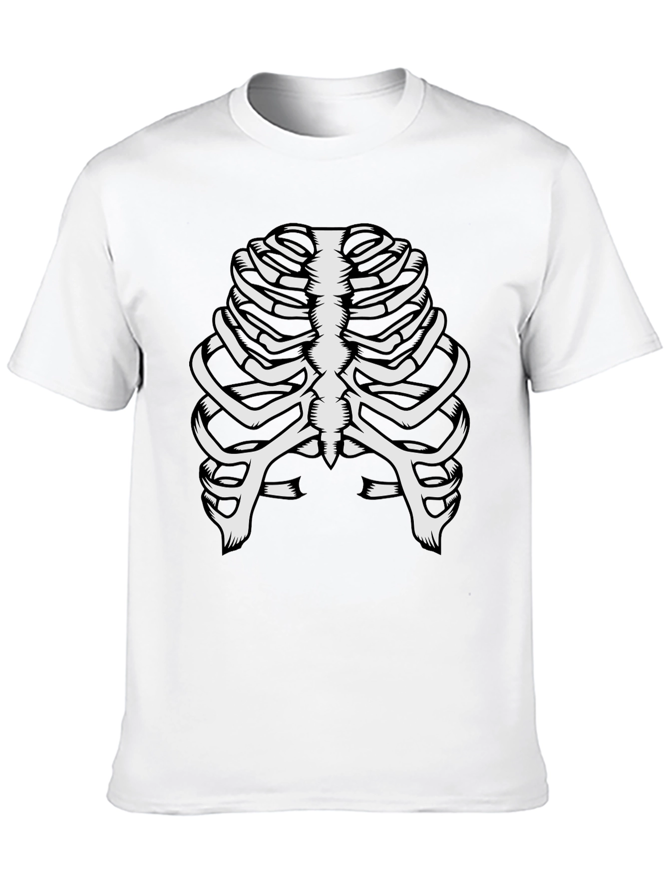Skeleton Rib Cage T-Shirt - Halloween Costume Tee