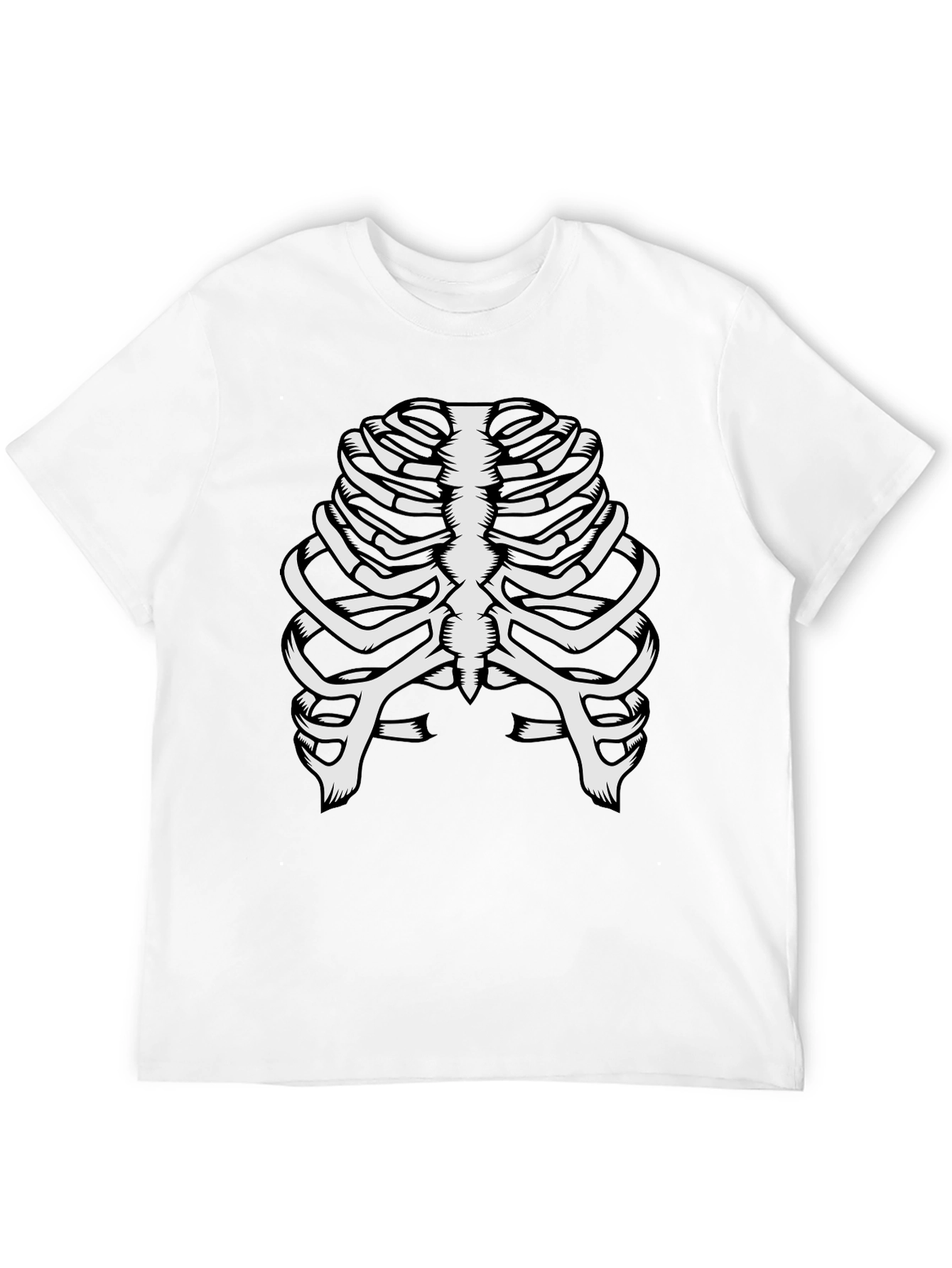 Skeleton Rib Cage T-Shirt - Halloween Costume Tee