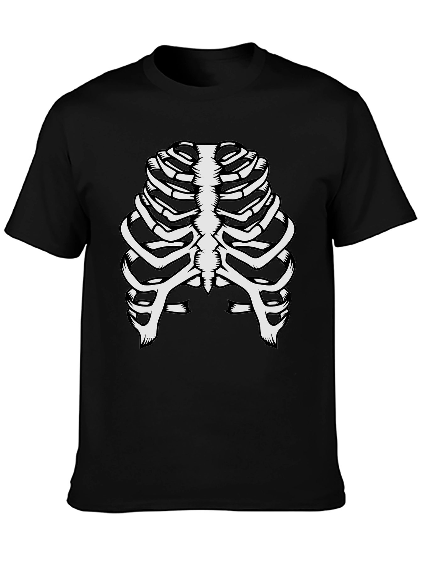 Skeleton Rib Cage T-Shirt - Halloween Costume Tee