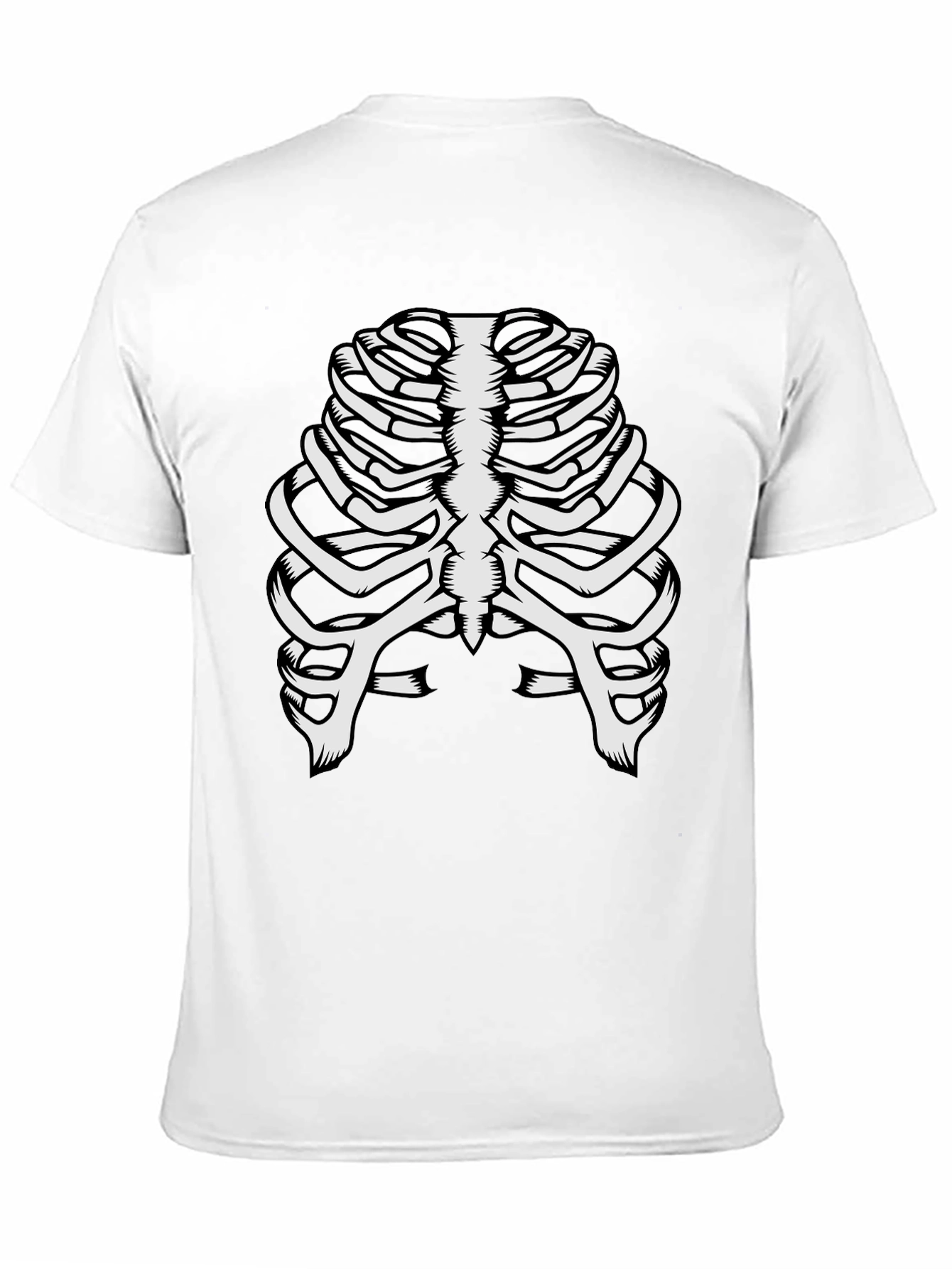 Skeleton Rib Cage T-Shirt - Halloween Costume Tee