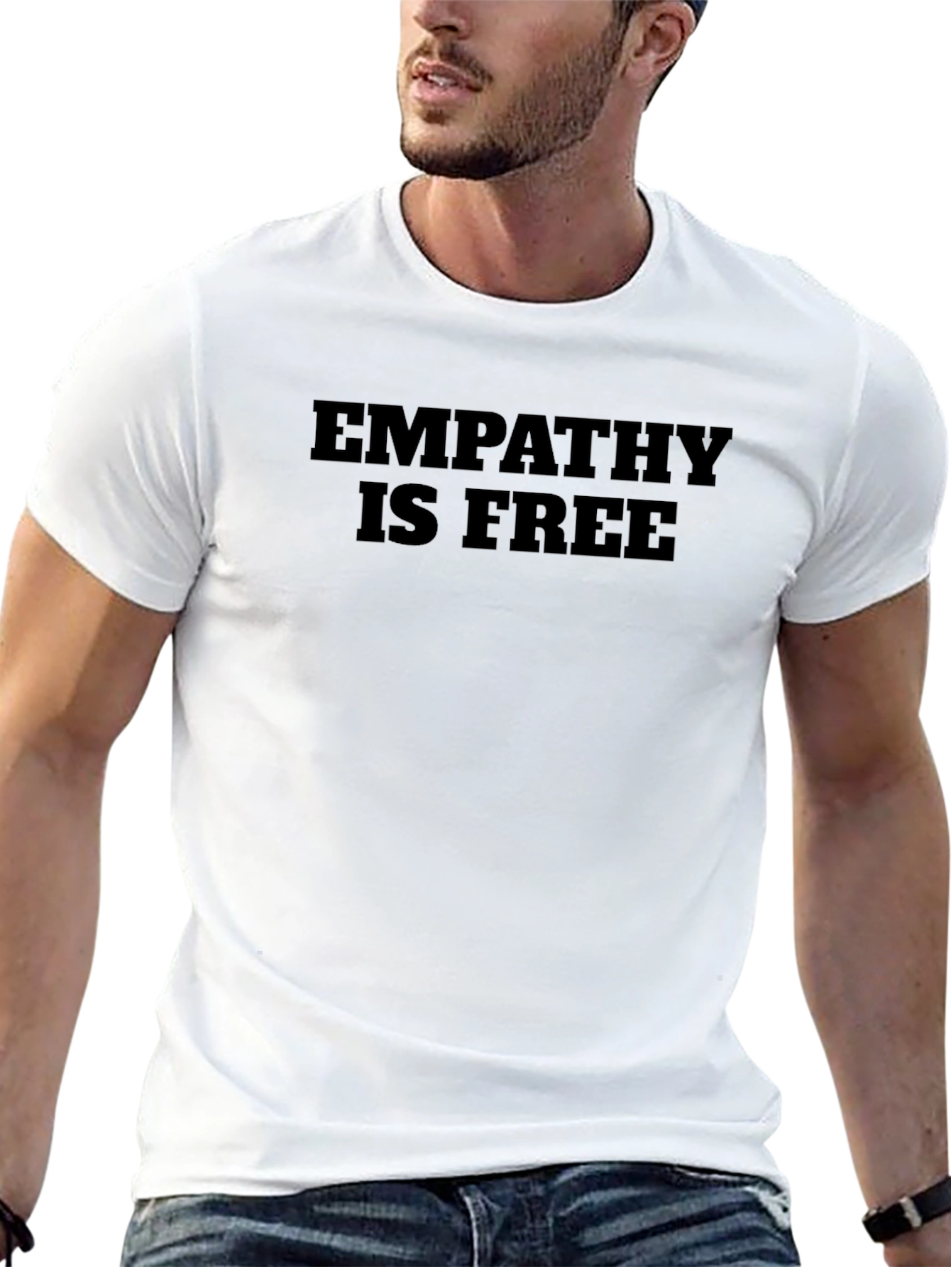 Empathy is Free Black T-Shirt