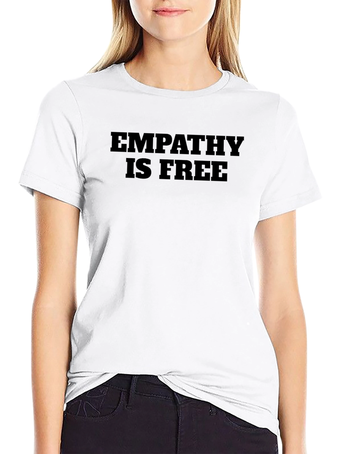 Empathy is Free Black T-Shirt