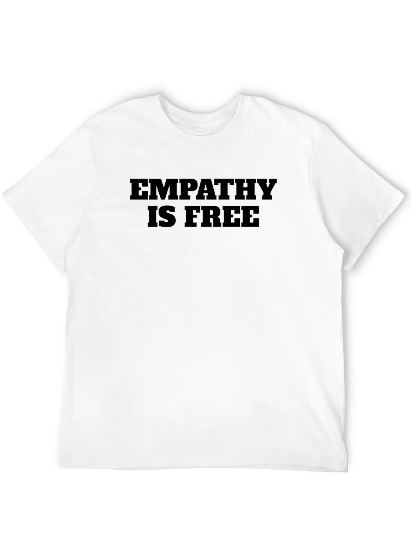 Empathy is Free Black T-Shirt