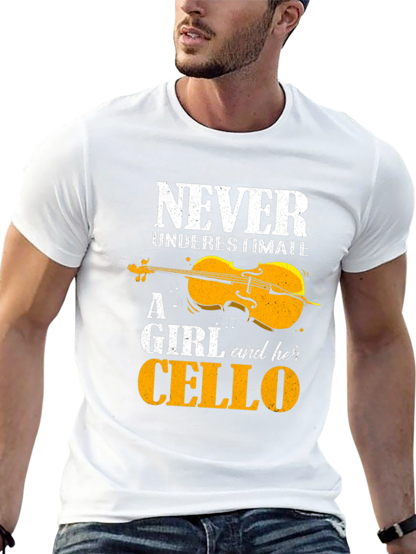 Never Underestimate A Girl And Her Cello T-Shirt