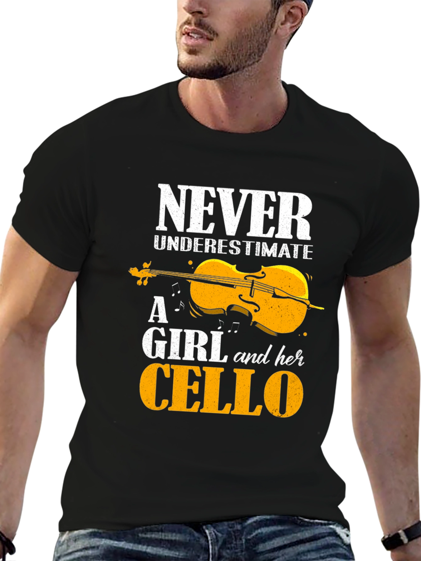 Never Underestimate A Girl And Her Cello T-Shirt