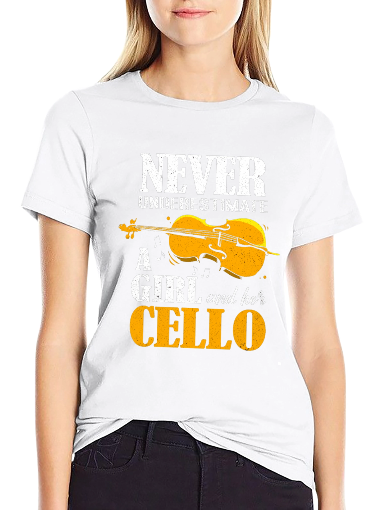 Never Underestimate A Girl And Her Cello T-Shirt