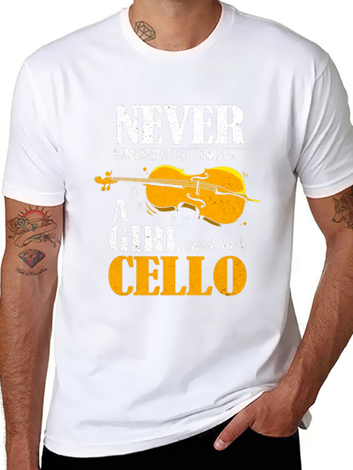 Never Underestimate A Girl And Her Cello T-Shirt