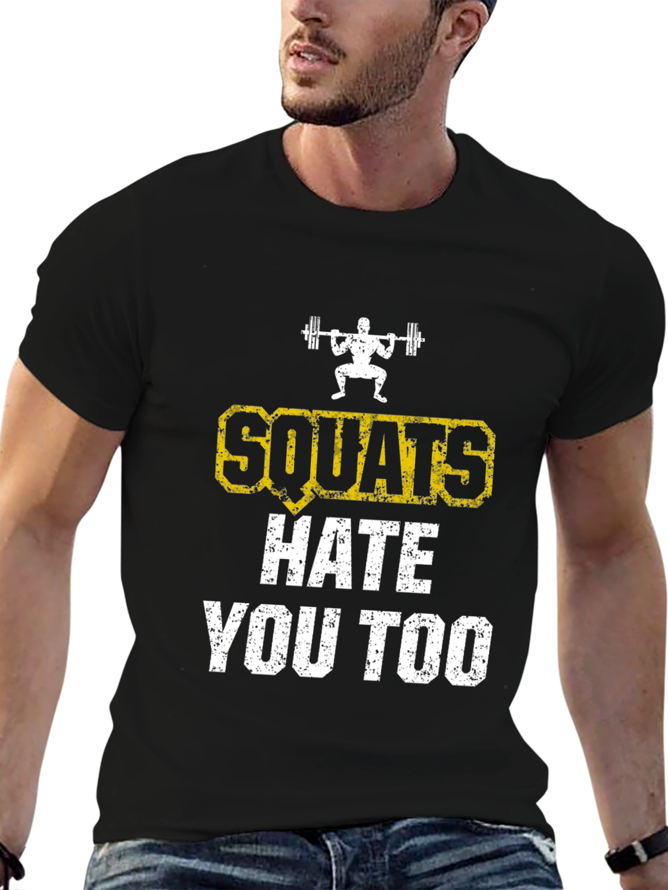 Squats Hate You Too Funny Workout T-Shirt