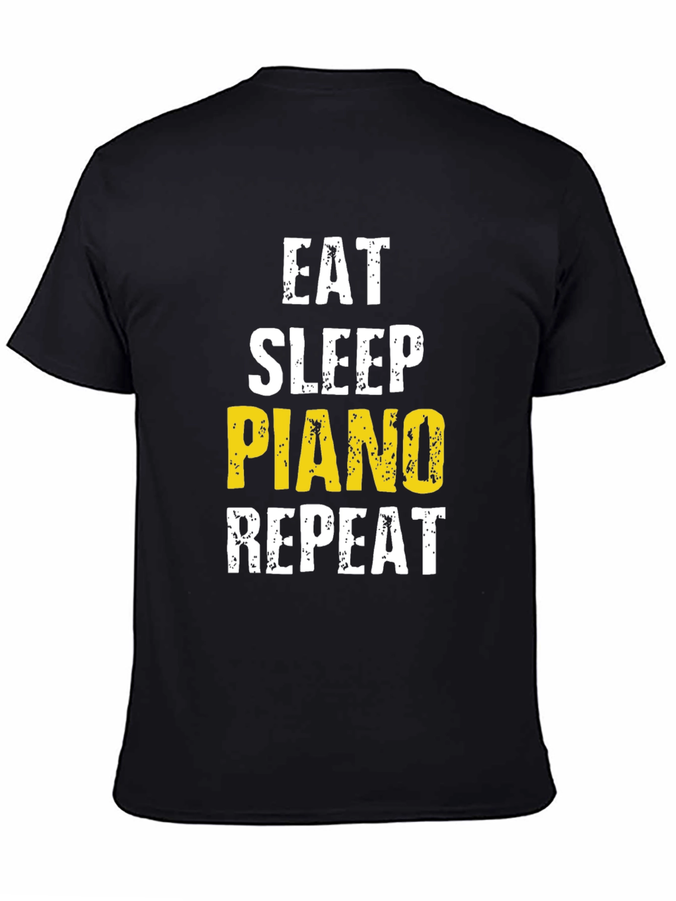 Eat Sleep Piano Repeat Graphic Tee