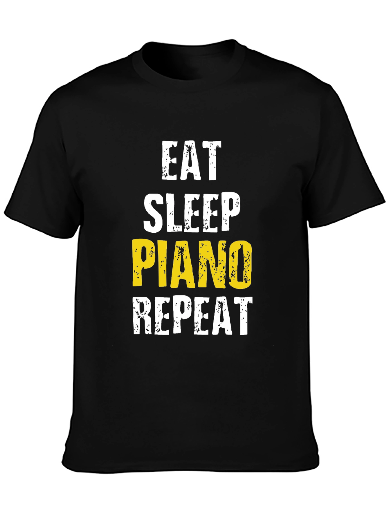 Eat Sleep Piano Repeat Graphic Tee