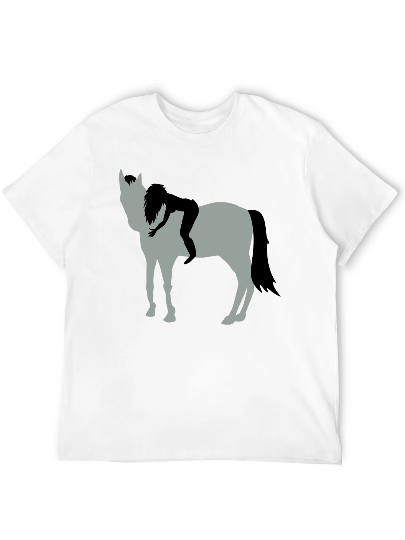 Horse & Rider Graphic Tee - Black