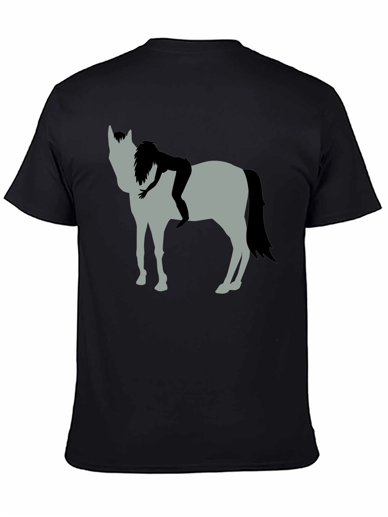 Horse & Rider Graphic Tee - Black