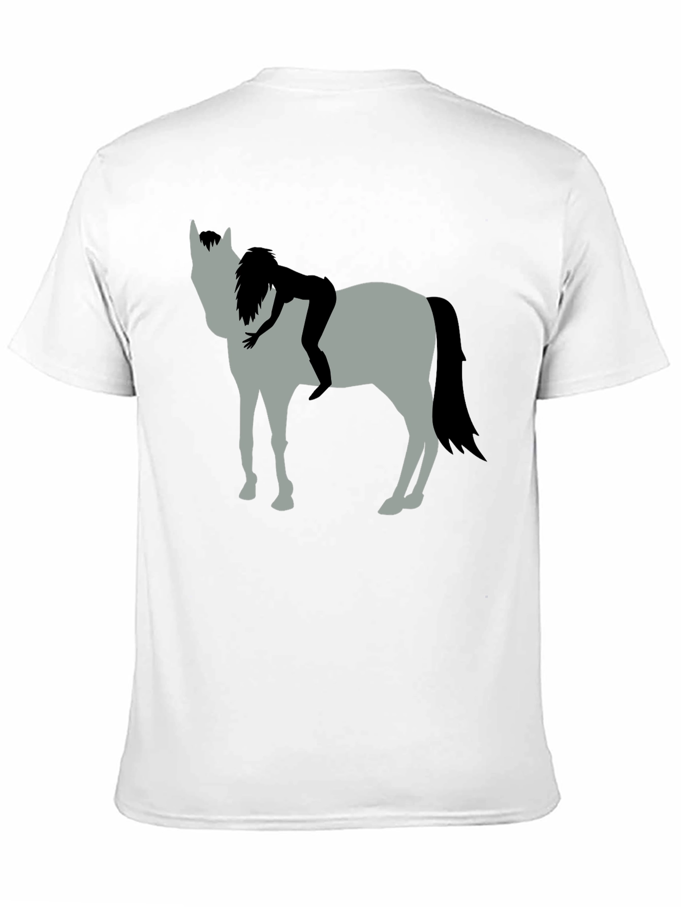 Horse & Rider Graphic Tee - Black