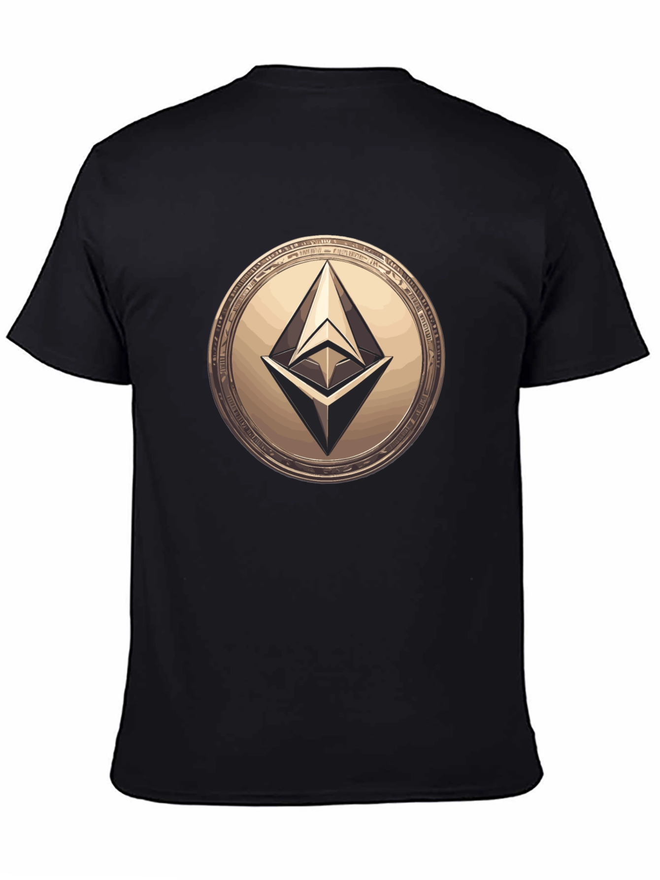 Ethereum Coin Black T-Shirt Crypto Fashion Tee