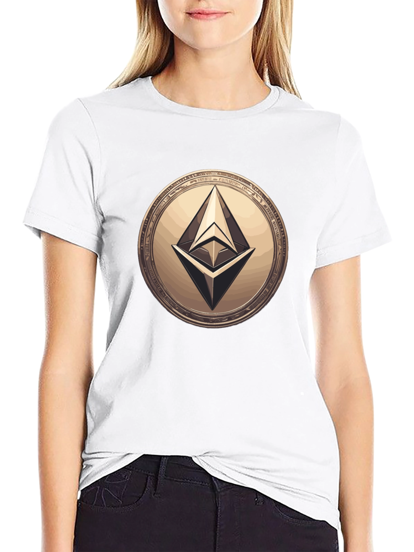 Ethereum Coin Black T-Shirt Crypto Fashion Tee