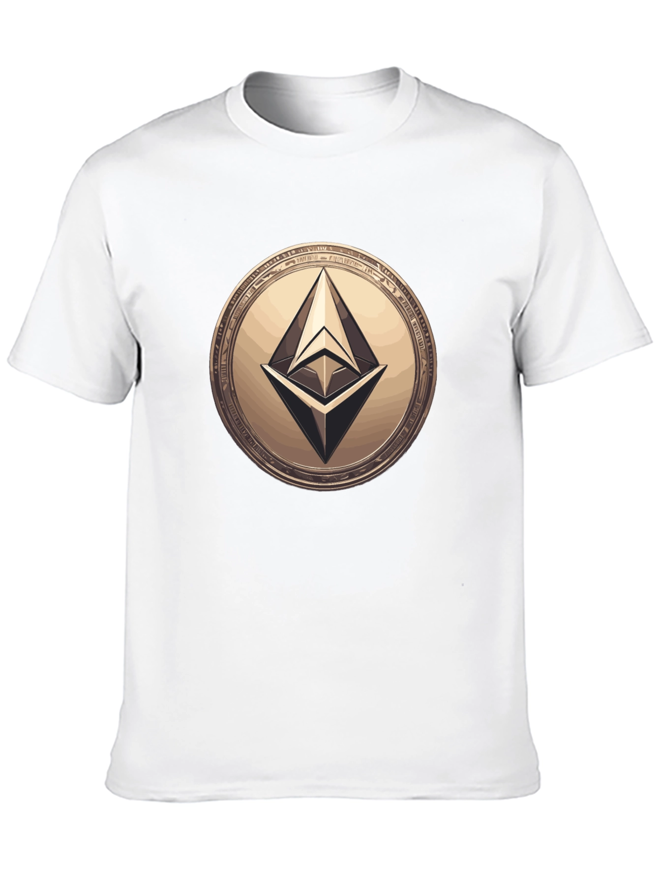 Ethereum Coin Black T-Shirt Crypto Fashion Tee