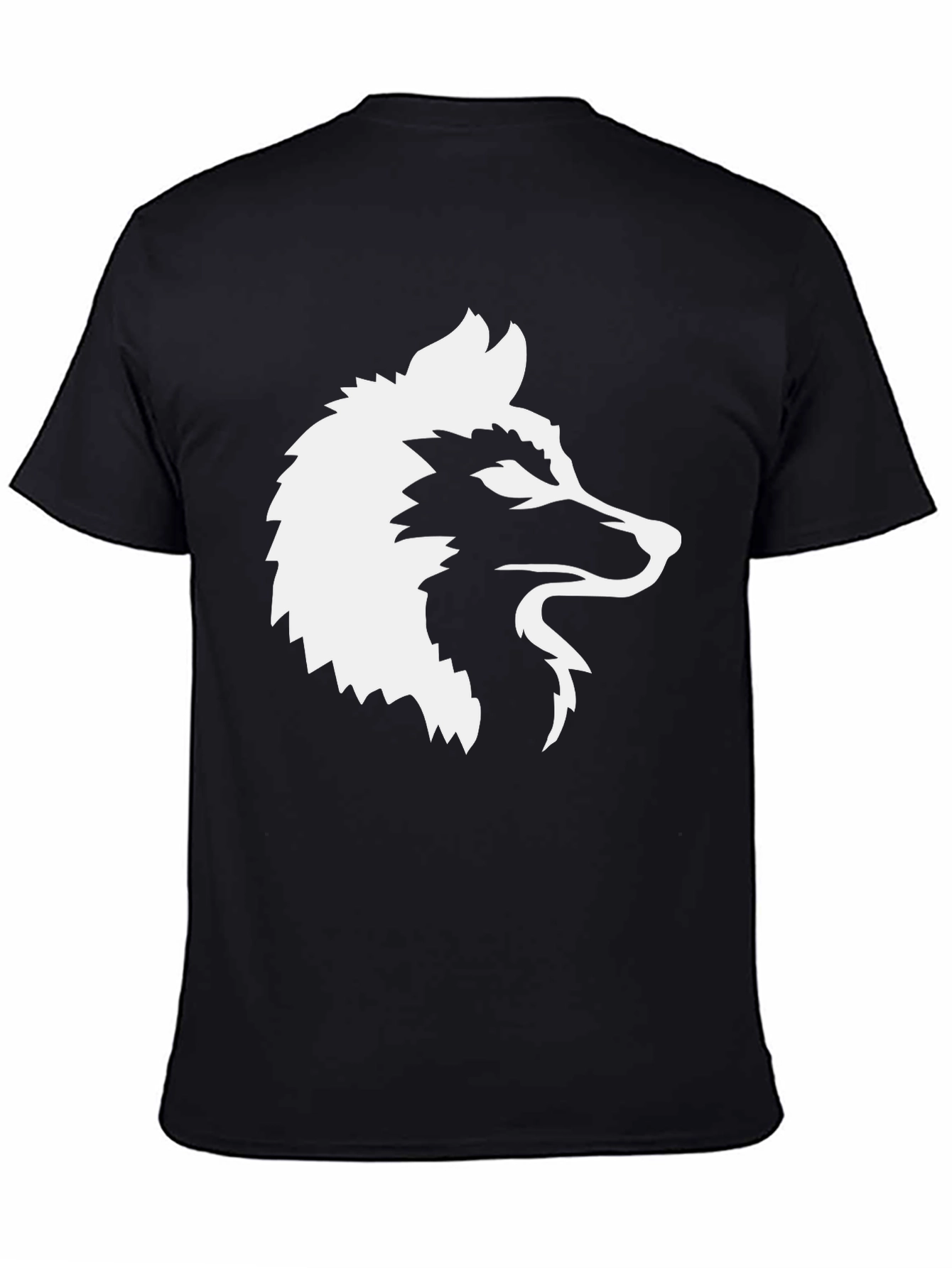 Black Wolf Graphic Tee - Modern Style