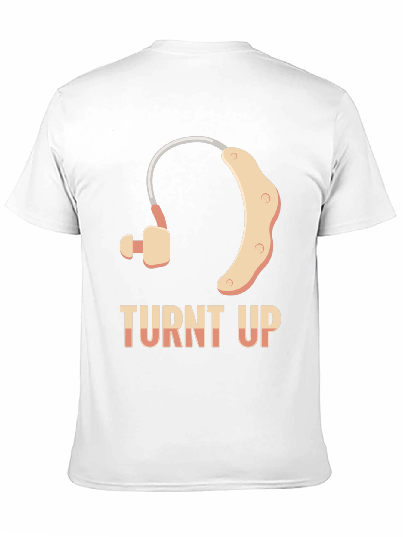 Turnt Up Hearing Aid T-Shirt - Black