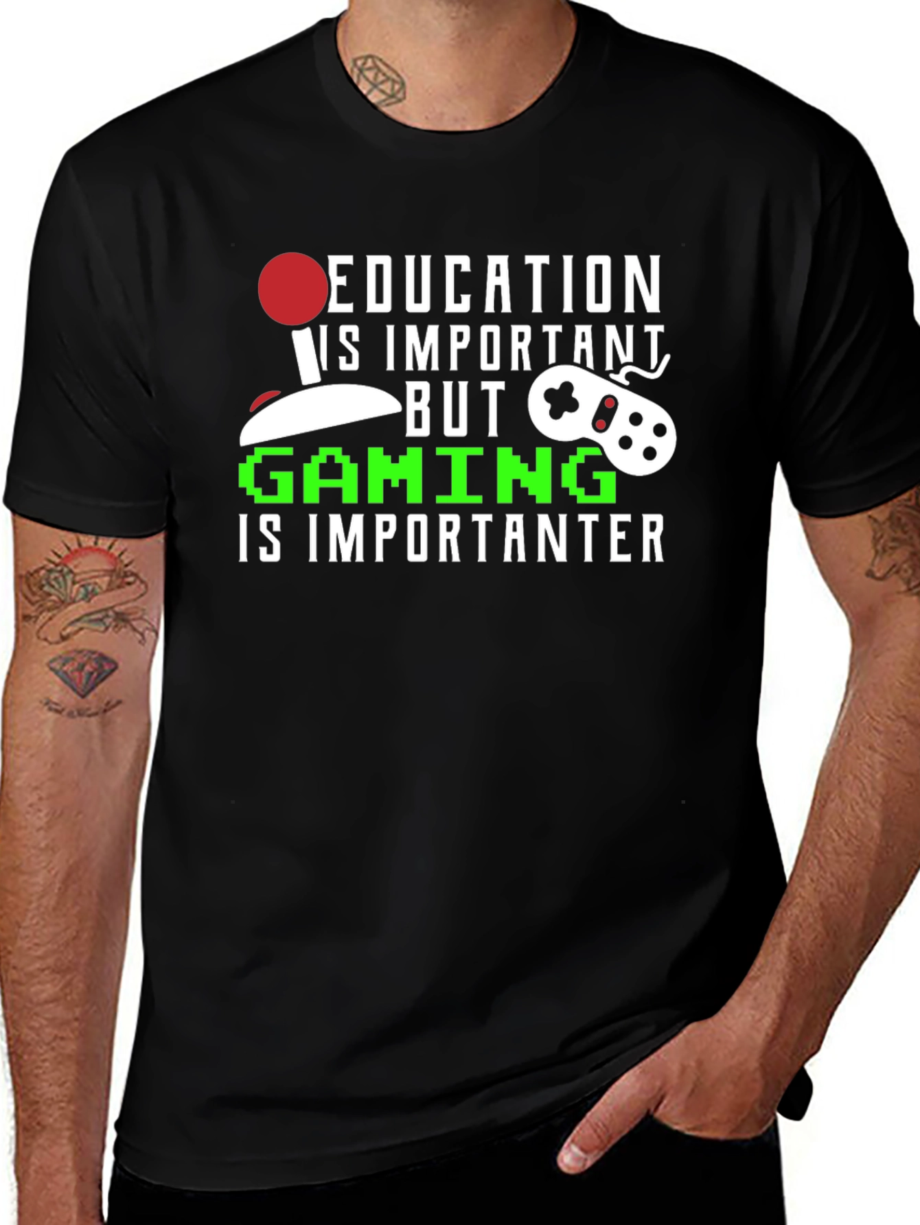 Gaming is Importanter T-Shirt - Gamer Apparel