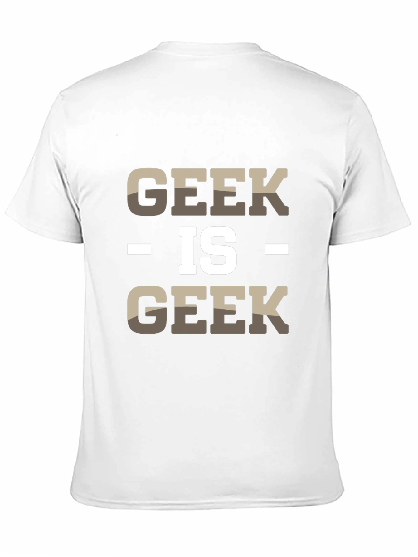 Geek Is Geek Mens Black Cotton T-Shirt