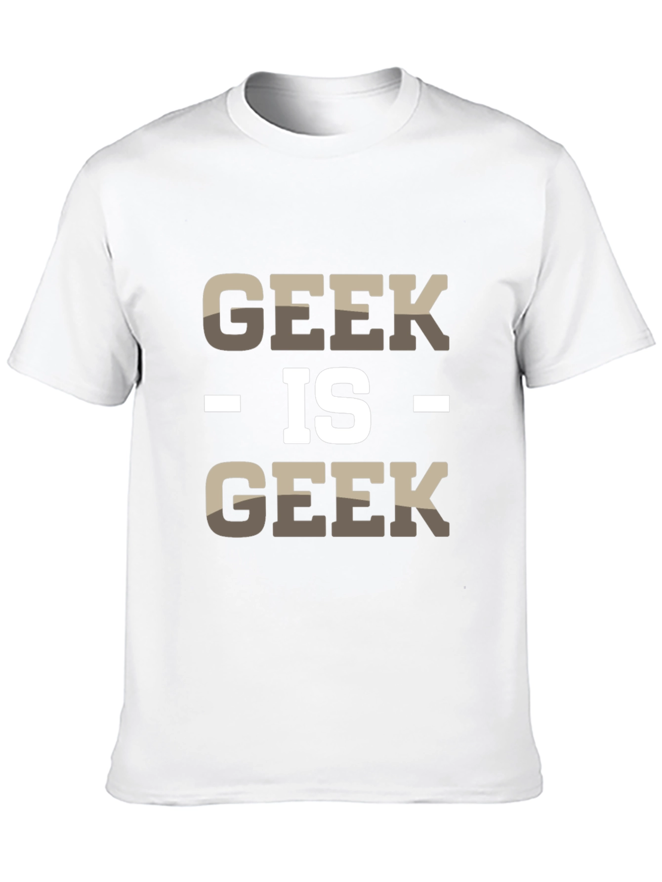 Geek Is Geek Mens Black Cotton T-Shirt