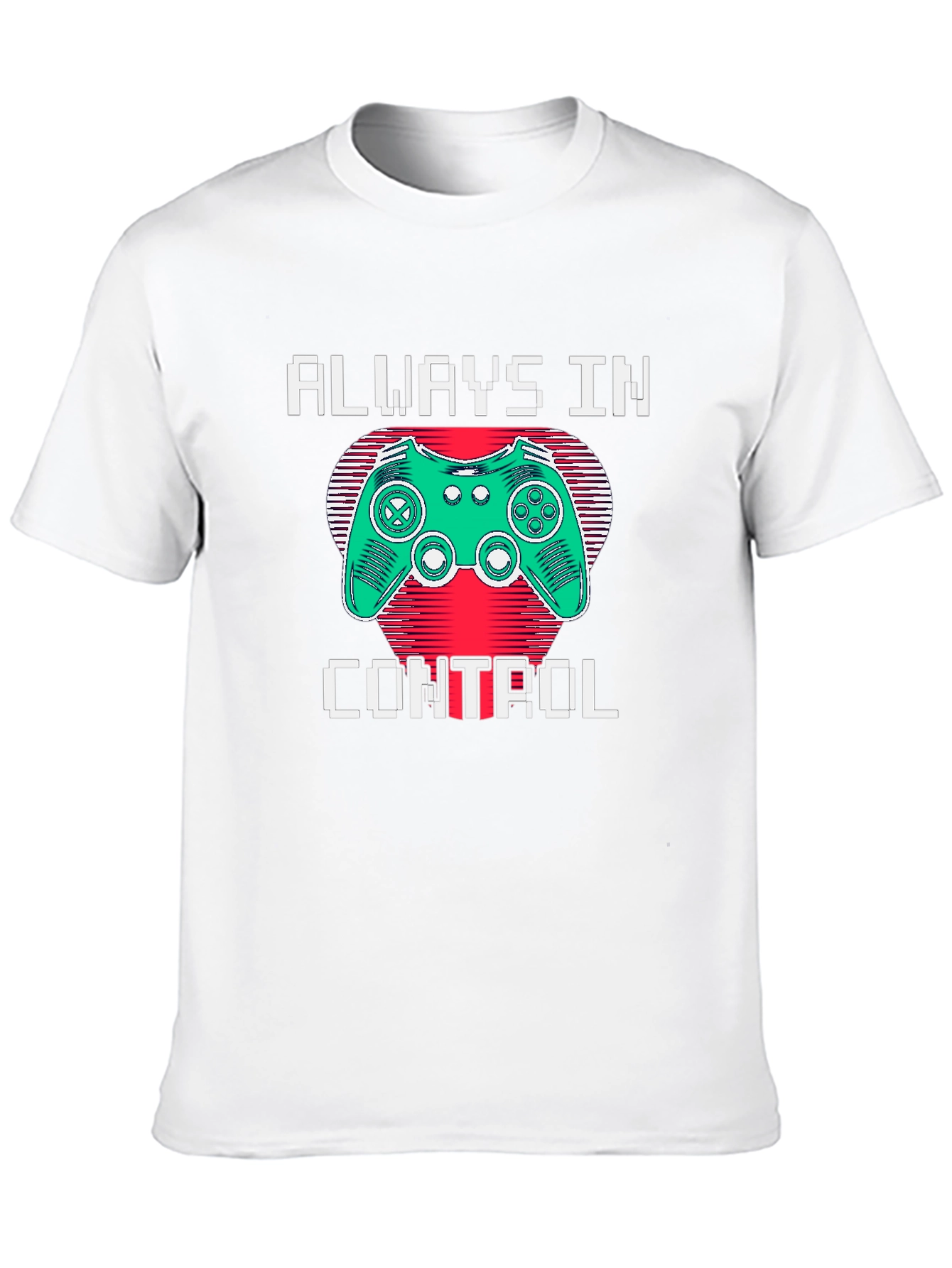 Always In Control Gamer T-Shirt - Black
