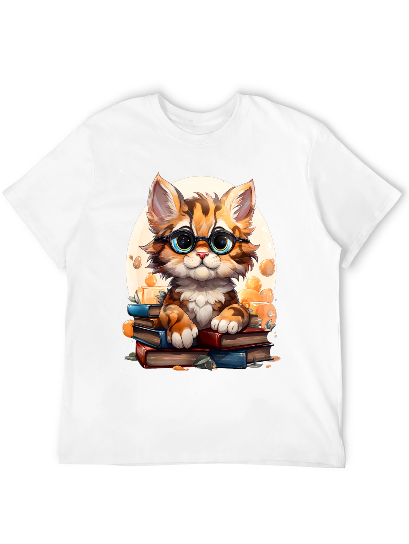 Bookish Cat Graphic Tee