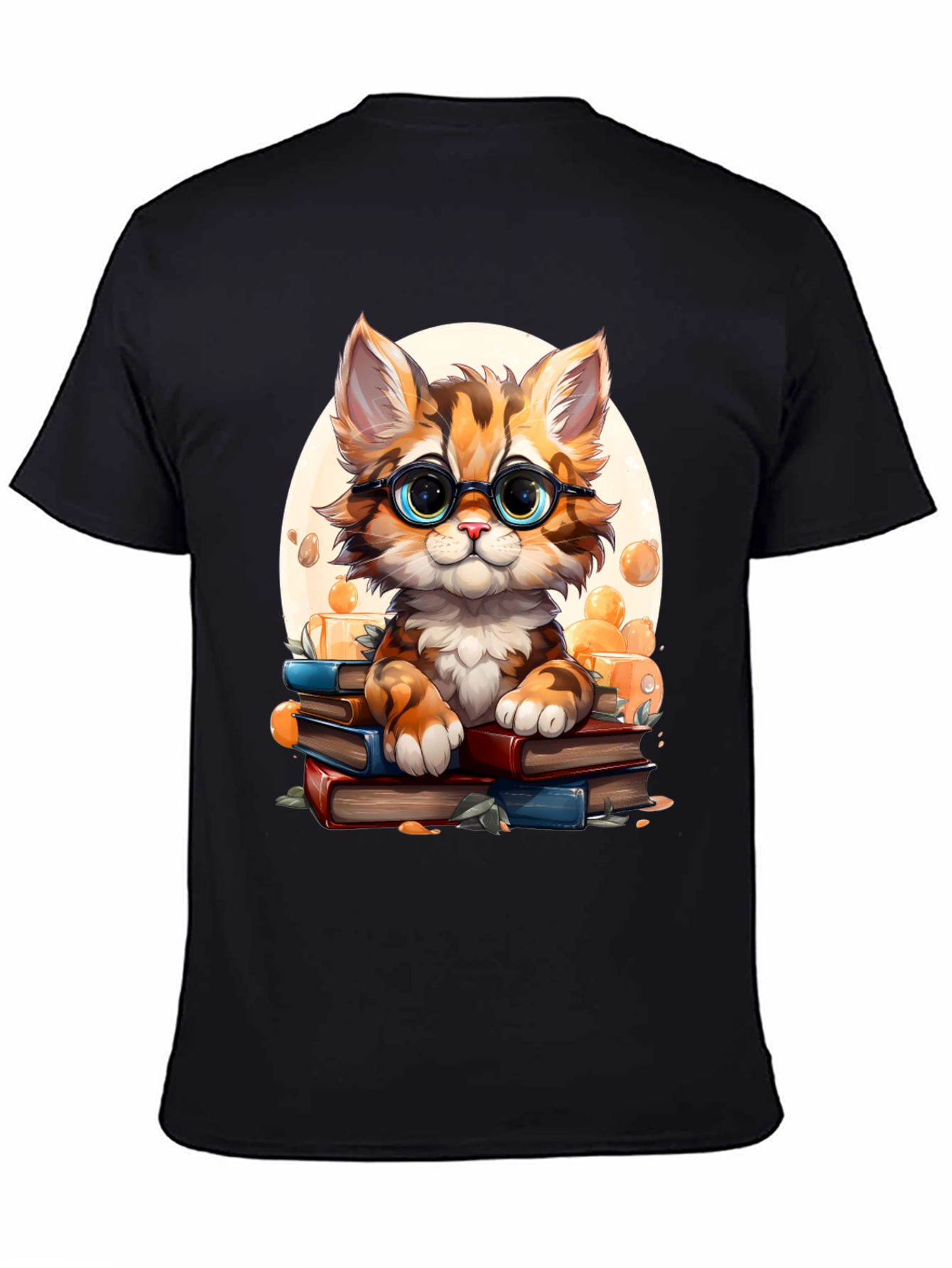 Bookish Cat Graphic Tee