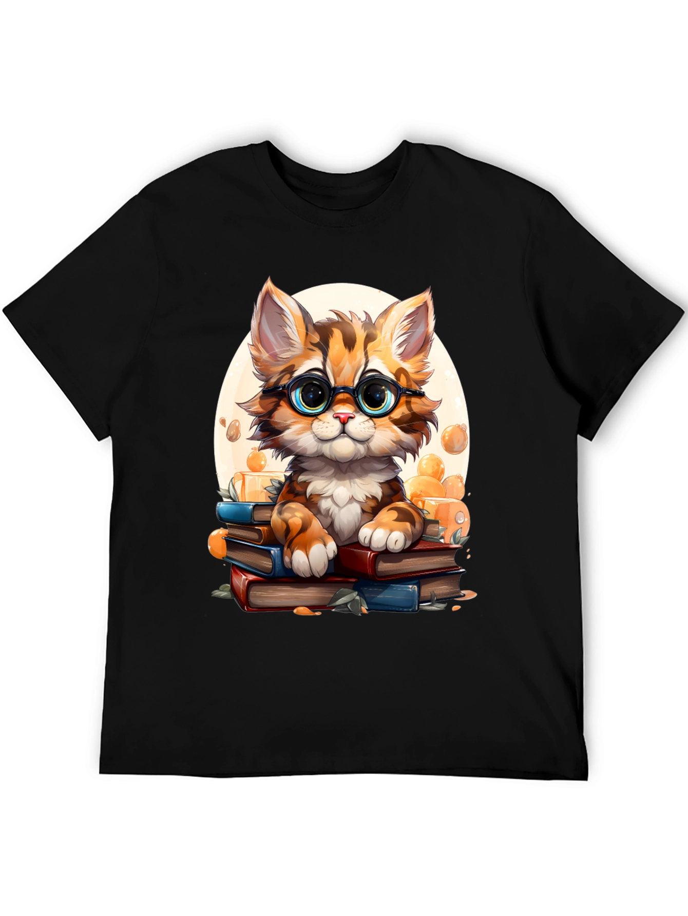 Bookish Cat Graphic Tee