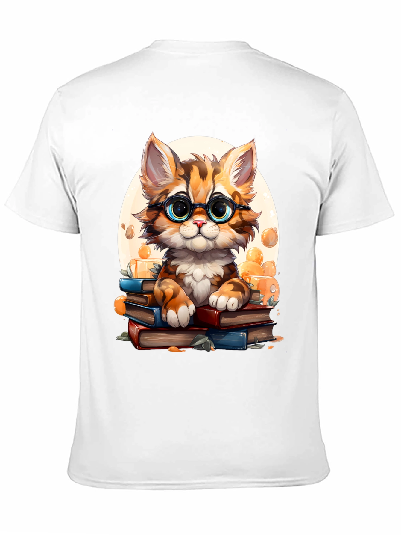 Bookish Cat Graphic Tee