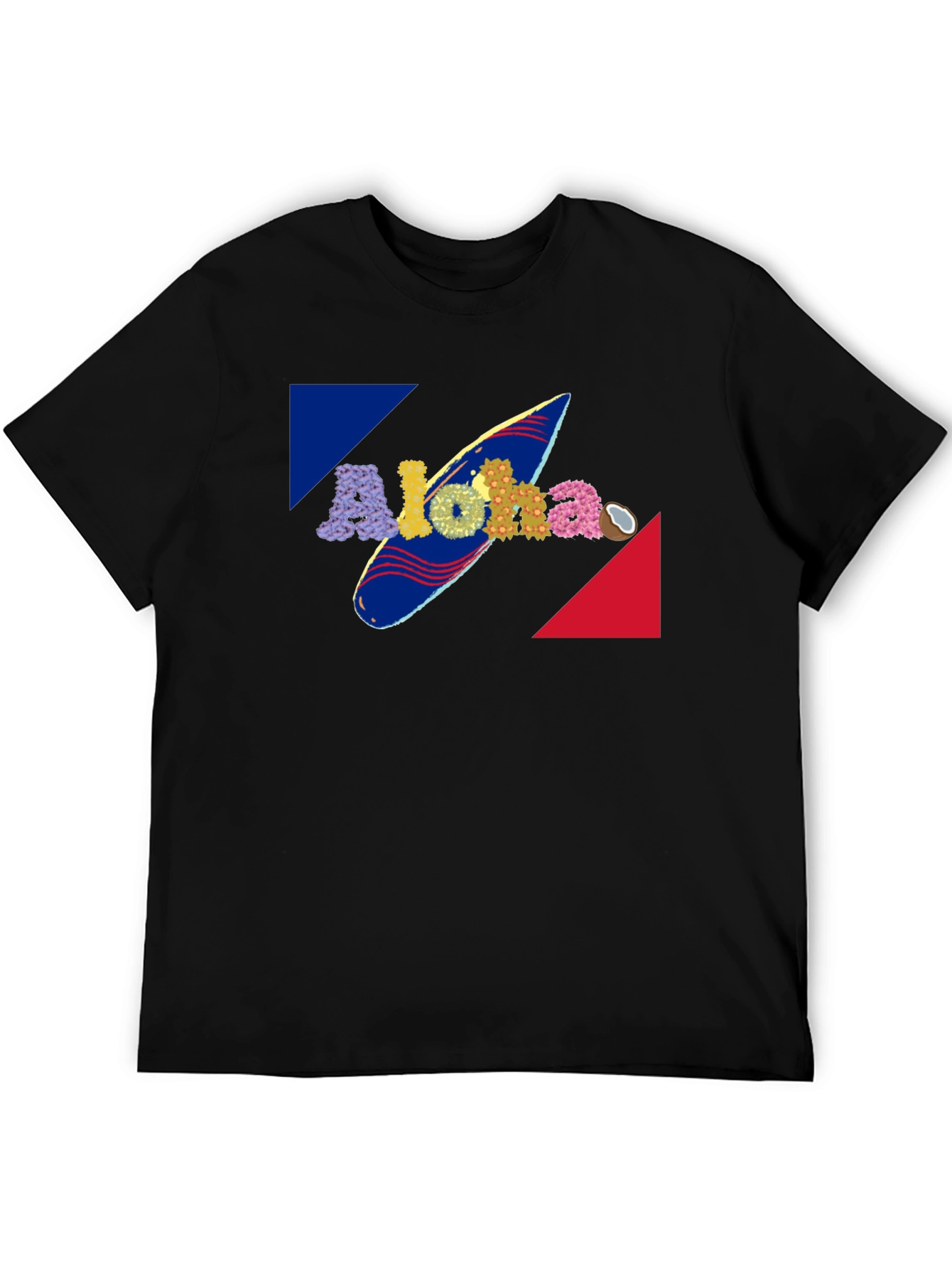 Aloha Surfboard Graphic Tee - Tropical Vibe
