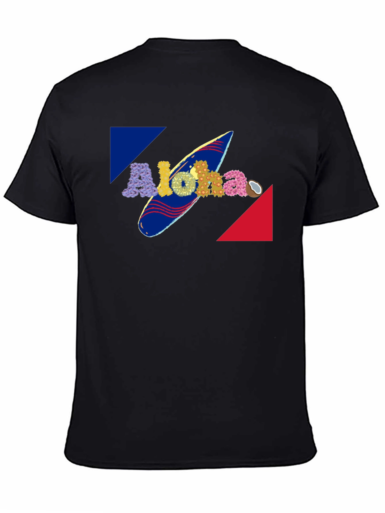 Aloha Surfboard Graphic Tee - Tropical Vibe