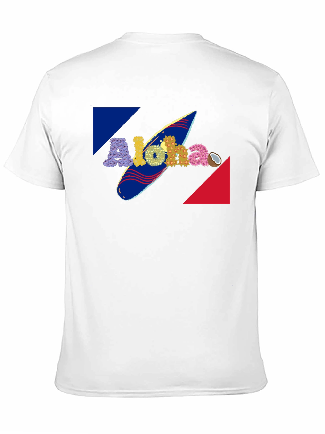 Aloha Surfboard Graphic Tee - Tropical Vibe
