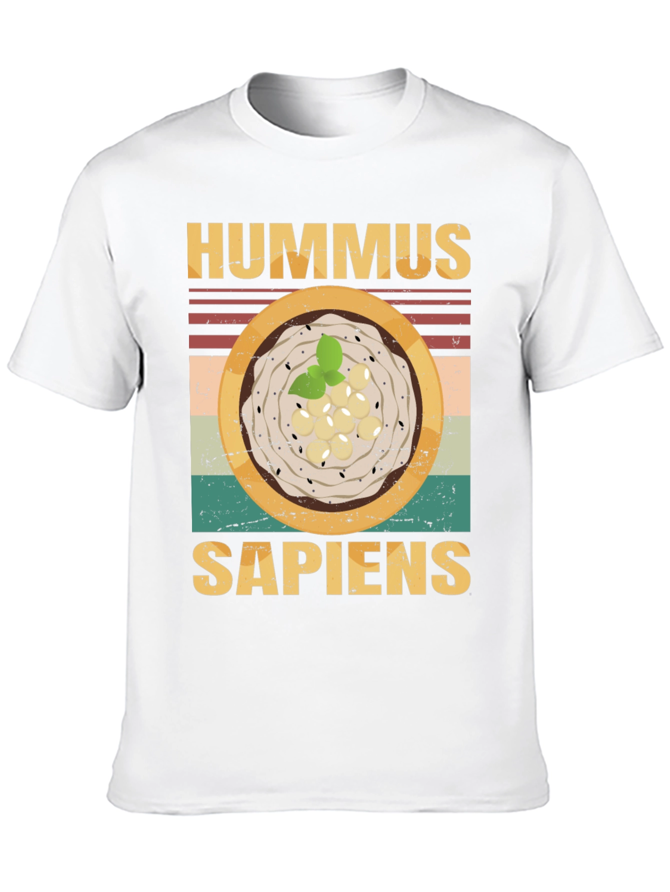 Hummus Sapiens Graphic Tee - Funny Food Lovers T-Shirt